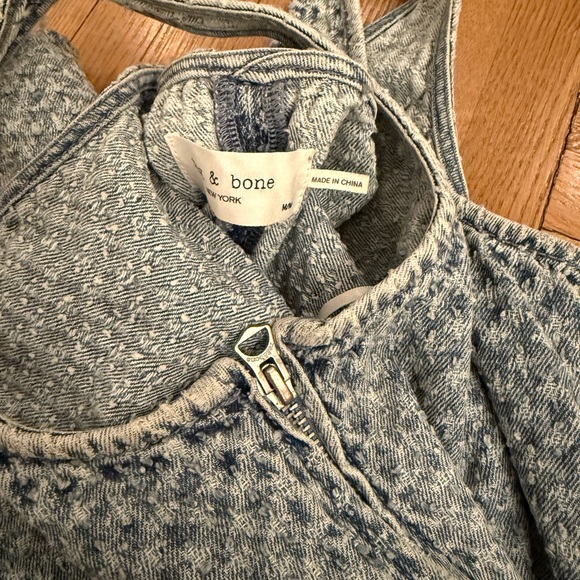 Rag & Bone Soft Denim Textured Dress - Picture 4 of 4